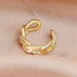 18K Gold-Plated Curb Chain Ear Cuff Supply