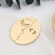 18K Gold-Plated Patchwork Face Stud Earring Hot on Sale