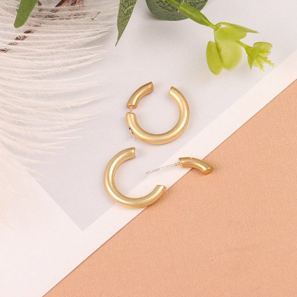 18K Gold-Plated Half-Hoop Ear Jackets Discount