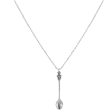 Silver-Plated Spoon Pendant Necklace Sale