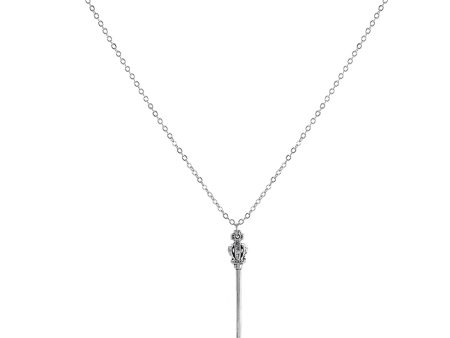 Silver-Plated Spoon Pendant Necklace Sale