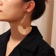 18K Gold-Plated Fan Drop Earrings Online Sale