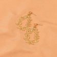 18K Gold-Plated Botanical Wreath Drop Earrings Discount