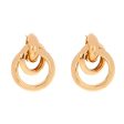 18K Gold-Plated Layered Drop Earrings Fashion