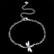 Silver-Plated Dragonfly Anklet Online Hot Sale