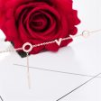 18K Rose Gold-Plated  Love  Anklet Online