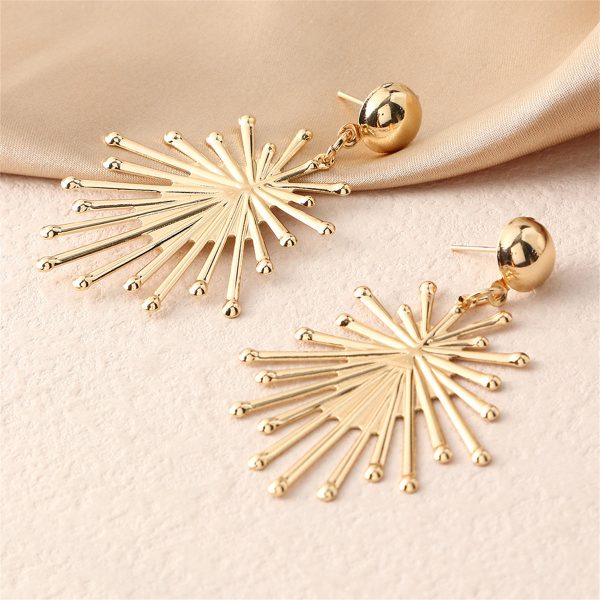 18K Gold-Plated Sun Drop Earrings Hot on Sale