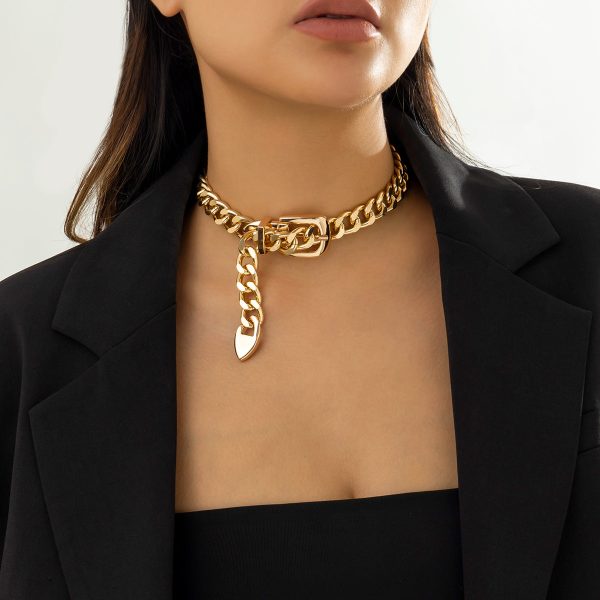 18K Gold-Plated Belt Necklace Online