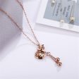 18K Rose Gold-Plated Gourd Pendant Necklace Online