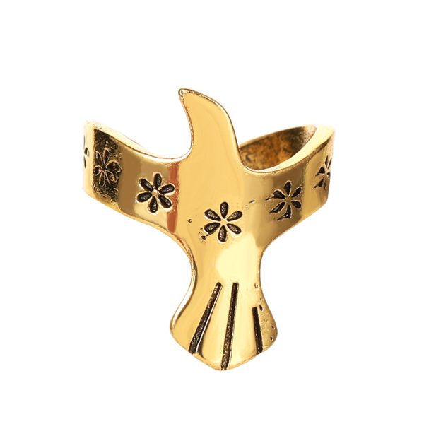 18K Gold-Plated Floral Pigeon Ear Cuff Supply