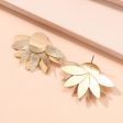 18K Gold-Plated Petals Stud Earrings Cheap