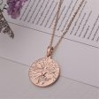 18K Rose Gold-Plated German Coin Pendant Necklace For Discount