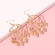 18K Gold-Plated Conch Web Drop Earrings Online Hot Sale