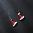 Silver-Plated Hat Drop Earrings For Sale