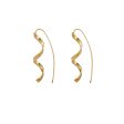 18K Gold-Plated Twisted Threader Earrings Online Hot Sale