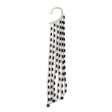 Black & White Howlite Tassel Ear Cuff For Discount