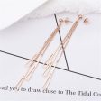 18K Rose Gold-Plated Openwork Tassel Drop Earrings Sale