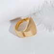 18K Gold-Plated Oval Face Hinge Bangle Online