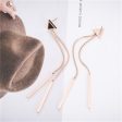 18K Rose Gold-Plated & Black Triangle & Tassel Drop Earrings Hot on Sale