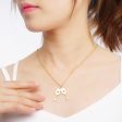 18K Gold-Plated Double Wine Cup Pendant Necklace Online Sale