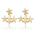 18K Gold-Plated Star Ear Jackets Cheap