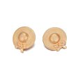 18K Gold-Plated Sunhat Stud Earrings Hot on Sale