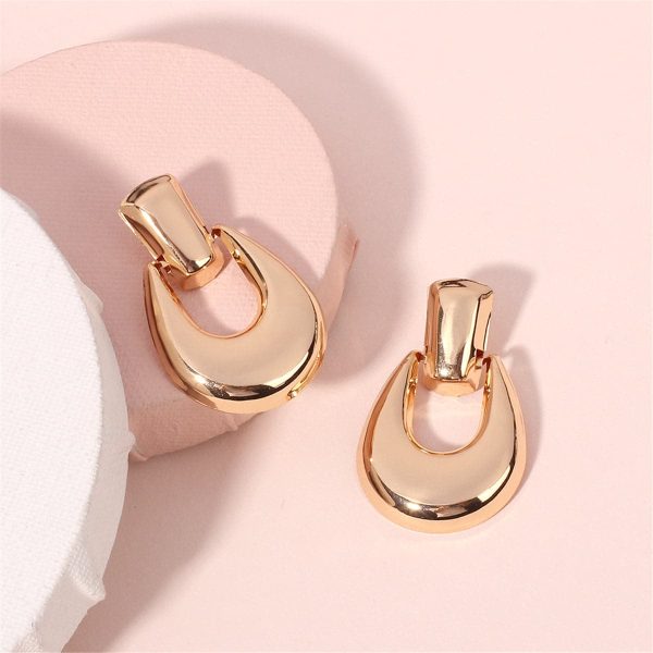 18K Gold-Plated Catch Drop Earrings Sale