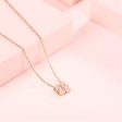 18K Rose Gold-Plated Happiness Symbol Pendant Necklace For Discount