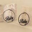 Black  Baby  Hoop Earrings Online Sale