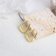 18K Gold-Plated U-Shape Huggie Earrings Hot on Sale