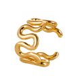 18K Gold-Plated Snake Ear Cuff Supply