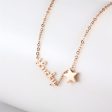 18K Rose Gold-Plated  Lucky  Star Anklet Cheap