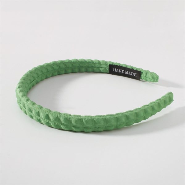 Green Stud-Pattern Hard Headband Supply