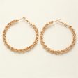 18K Gold-Plated Twine Hoop Earrings Online