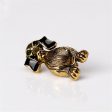 18K Gold-Plated Dog Brooch on Sale