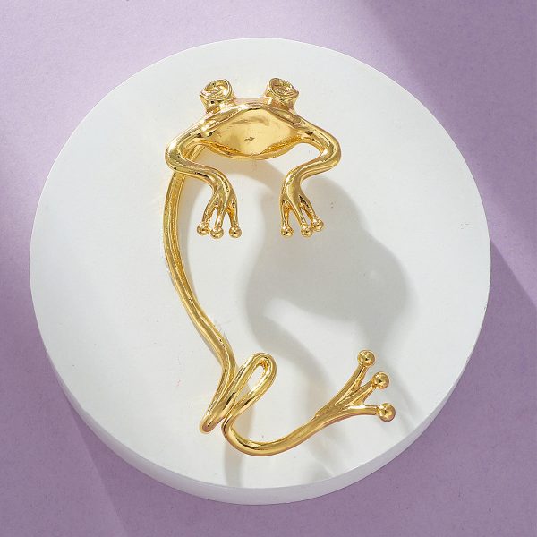 18K Gold-Plated Frog Ear Cuff Hot on Sale