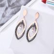 Black Acrylic & Pearl 18K Rose Gold-Plated Open Leaves Drop Earrings Online