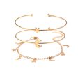 18K Gold-Plated Celestial Cuff & Bracelet Set Online Hot Sale