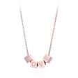 18K Rose Gold-Plated Linked-Cube Pendant Necklace Online Sale