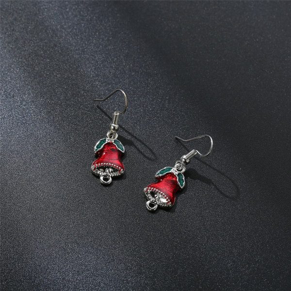 Silver-Plated Bell Drop Earrings Online Hot Sale