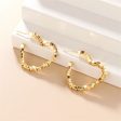 18K Gold-Plated Heart Hoop Earrings Online now