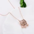 18K Rose Gold-Plated Lock Of Longevity Pendant Necklace on Sale