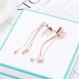 18K Rose Gold-Plated Butterfly Bead Drop Earrings Online