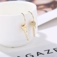 18K Gold-Plated  Love  Key Drop Earrings Hot on Sale