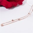 18K Rose Gold-Plated Beaded Station Anklet Online now