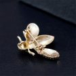 Yellow & Black Cubic Zirconia Bee Brooch Fashion