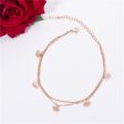 18K Rose Gold-Plated Gingko Leaves Charm Bracelet Online