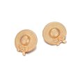 18K Gold-Plated Sunhat Stud Earrings Hot on Sale