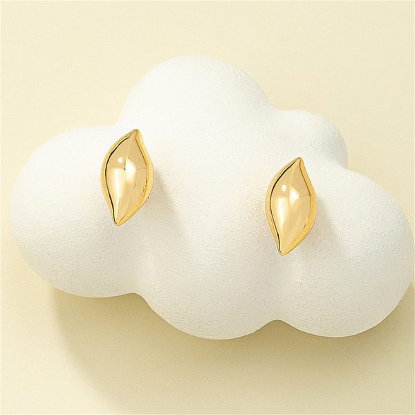 18K Gold-Plated Drop Stud Earrings Sale