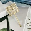 Pearl & 18K Gold-Plated Broom Hair Clip Fashion